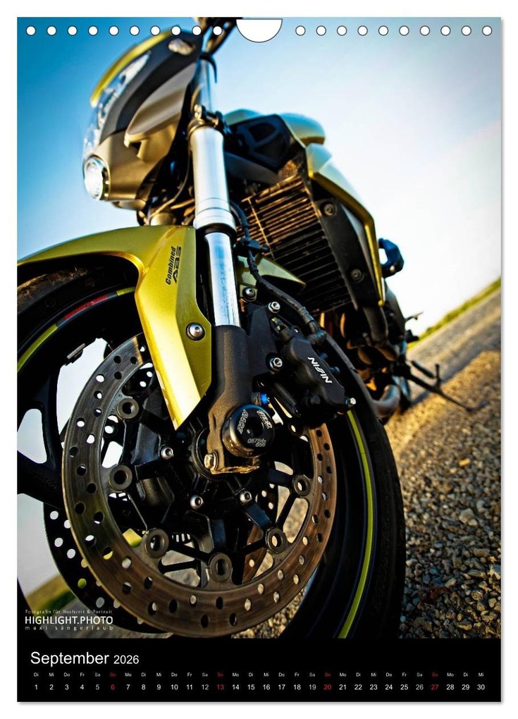 Weitere Ansicht: HONDA CB1000R (Wandkalender 2026 DIN A4 hoch), CALVENDO Monatskalender | Maxi Sängerlaub HIGHLIGHT.photo, Calvendo