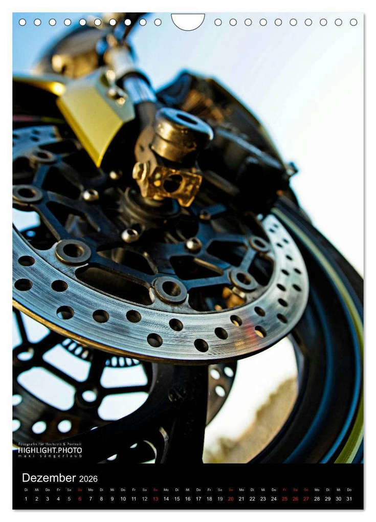 Weitere Ansicht: HONDA CB1000R (Wandkalender 2026 DIN A4 hoch), CALVENDO Monatskalender | Maxi Sängerlaub HIGHLIGHT.photo, Calvendo