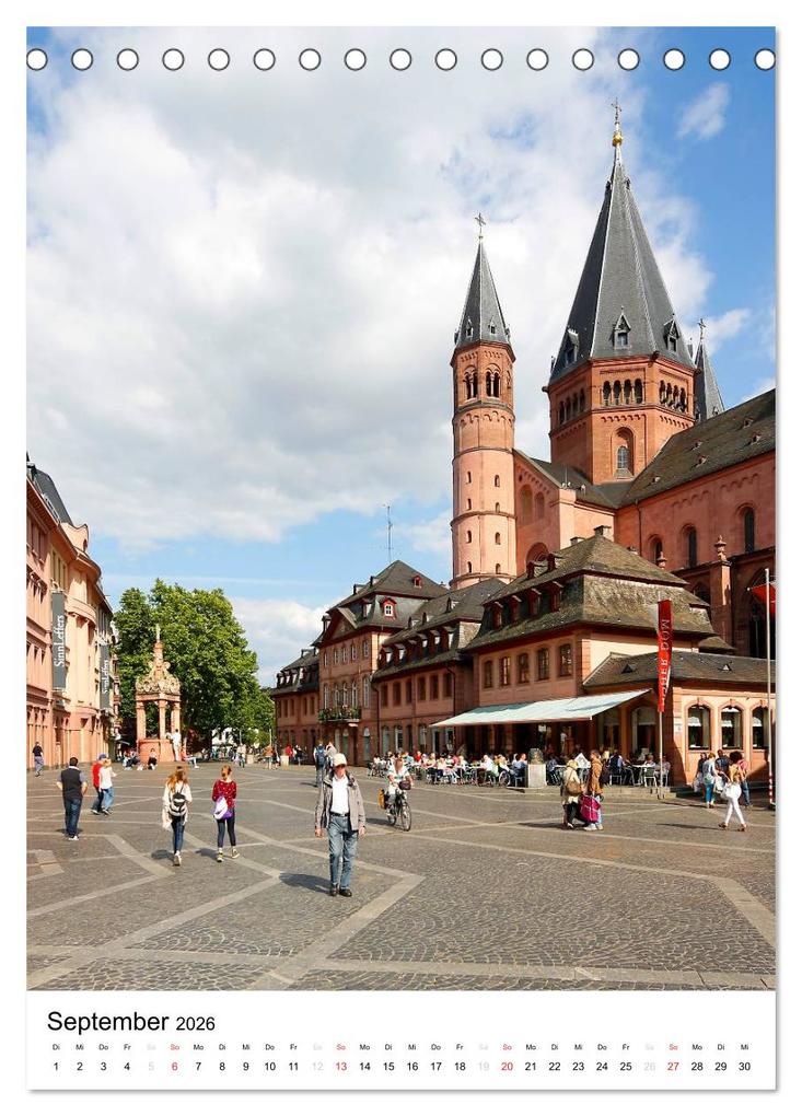 Weitere Ansicht: Mainz 2026 Bilder vom Frankfurter Taxifahrer Petrus Bodenstaff (Tischkalender 2026 DIN A5 hoch), CALVENDO Monatskalender | Petrus Bodenstaff, Calvendo