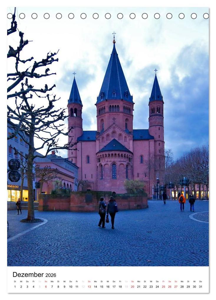 Weitere Ansicht: Mainz 2026 Bilder vom Frankfurter Taxifahrer Petrus Bodenstaff (Tischkalender 2026 DIN A5 hoch), CALVENDO Monatskalender | Petrus Bodenstaff, Calvendo