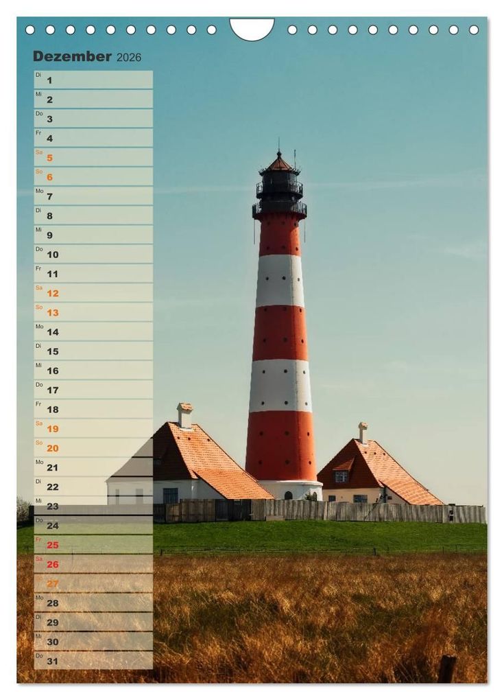 Weitere Ansicht: Zwischen Dünen und Watt / Geburtstagskalender (Wandkalender 2026 DIN A4 hoch), CALVENDO Monatskalender | Kathleen Bergmann, Calvendo