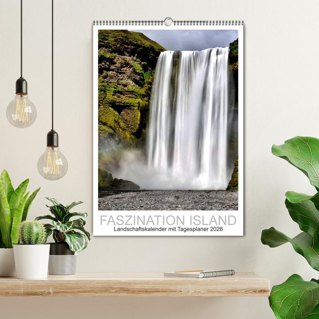 Weitere Ansicht: Faszination Island - Landschaftskalender mit Tagesplaner 2026 / Planer (Wandkalender 2026 DIN A2 hoch), CALVENDO Monatskalender | Dirk Vonten, Calvendo