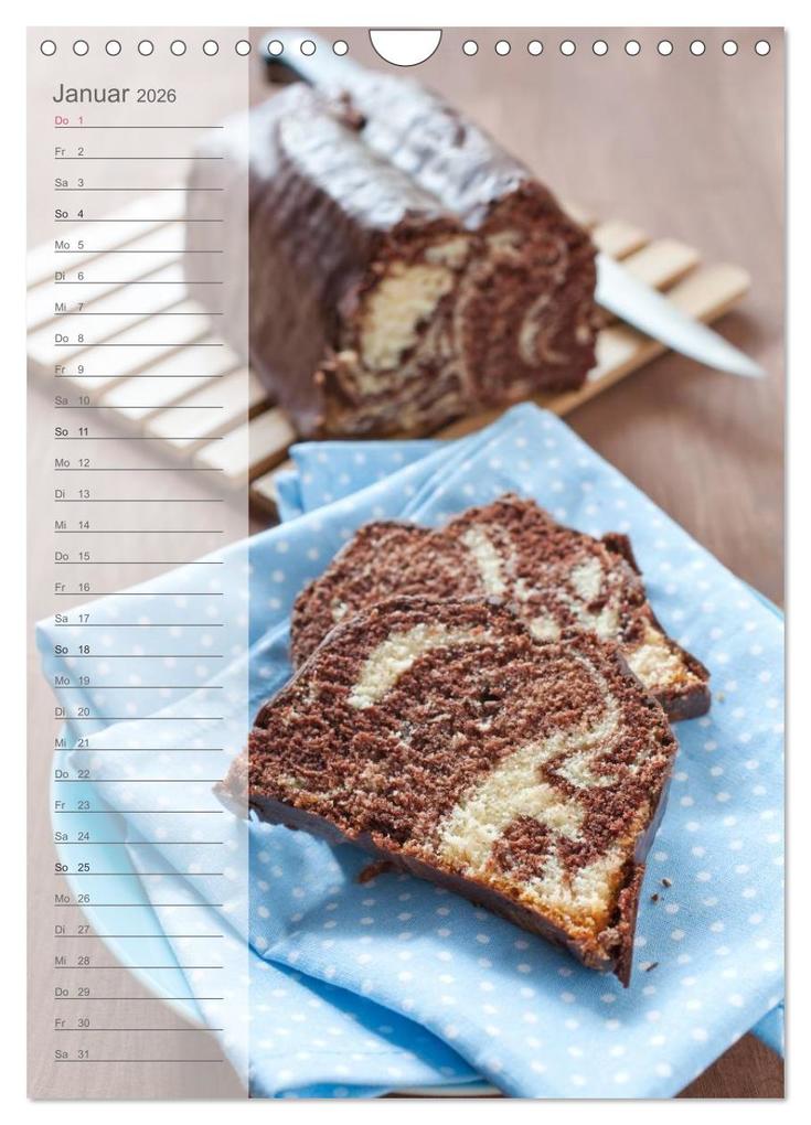 Weitere Ansicht: Gebäck und Kuchen Küchenplaner (Wandkalender 2026 DIN A4 hoch), CALVENDO Monatskalender | Corinna Gissemann, Calvendo