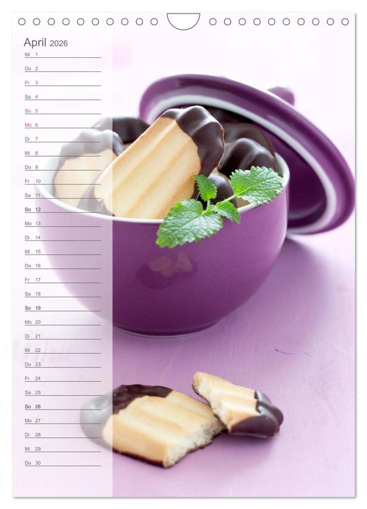 Weitere Ansicht: Gebäck und Kuchen Küchenplaner (Wandkalender 2026 DIN A4 hoch), CALVENDO Monatskalender | Corinna Gissemann, Calvendo