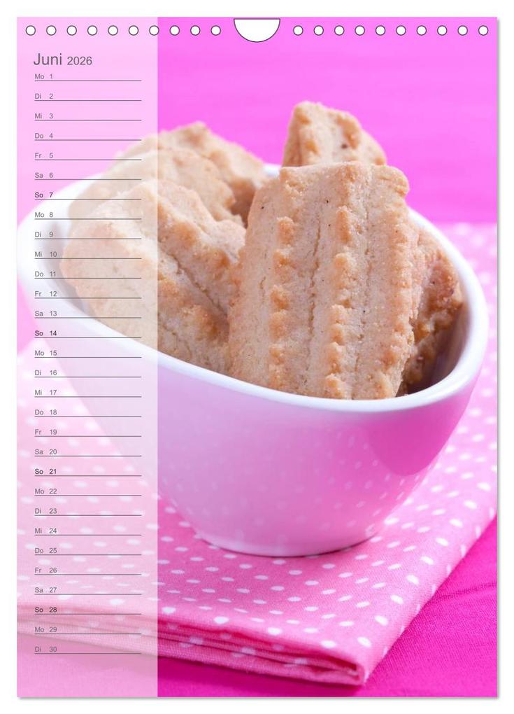 Weitere Ansicht: Gebäck und Kuchen Küchenplaner (Wandkalender 2026 DIN A4 hoch), CALVENDO Monatskalender | Corinna Gissemann, Calvendo
