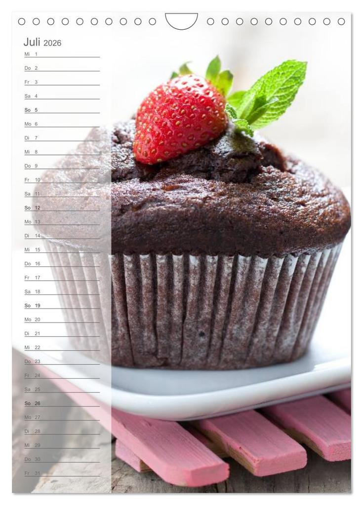 Weitere Ansicht: Gebäck und Kuchen Küchenplaner (Wandkalender 2026 DIN A4 hoch), CALVENDO Monatskalender | Corinna Gissemann, Calvendo