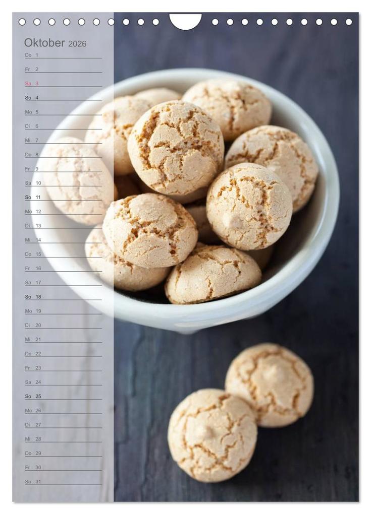 Weitere Ansicht: Gebäck und Kuchen Küchenplaner (Wandkalender 2026 DIN A4 hoch), CALVENDO Monatskalender | Corinna Gissemann, Calvendo