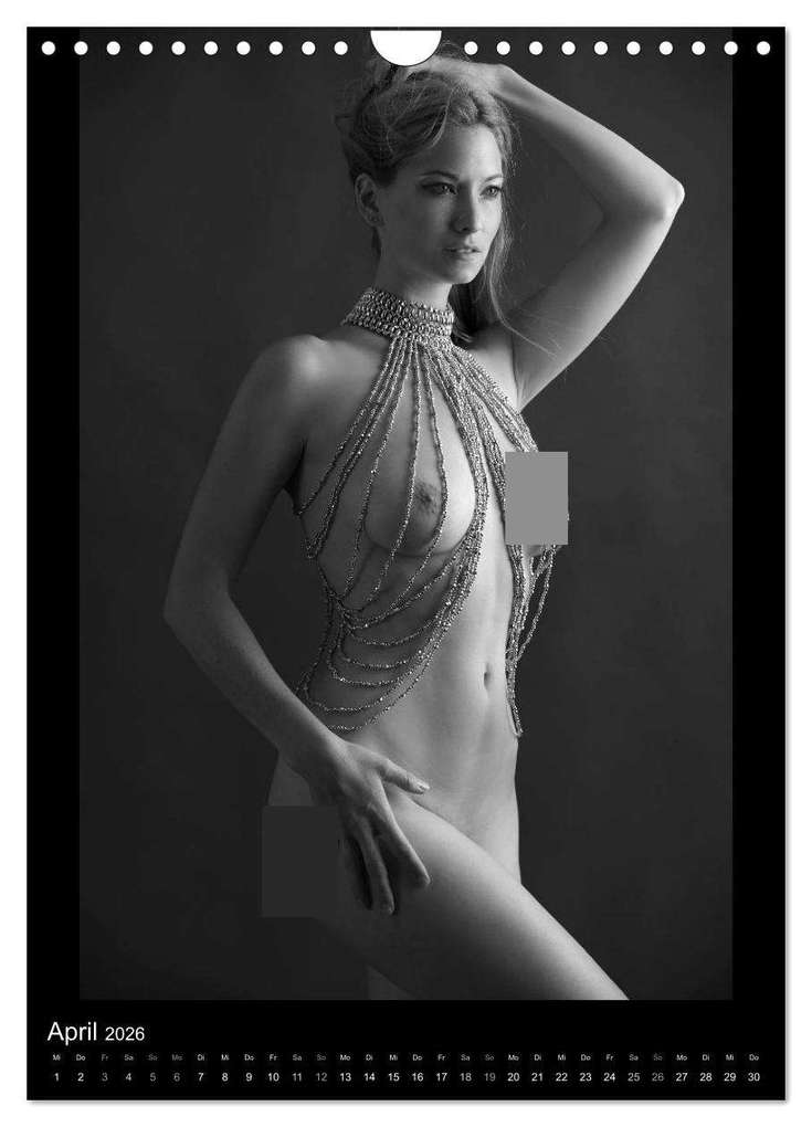 Weitere Ansicht: Adorned Nudes - Schmuck und Akt (Wandkalender 2026 DIN A4 hoch), CALVENDO Monatskalender | Gestiefeltekatze Gestiefeltekatze, Calvendo, Gestiefeltekatze