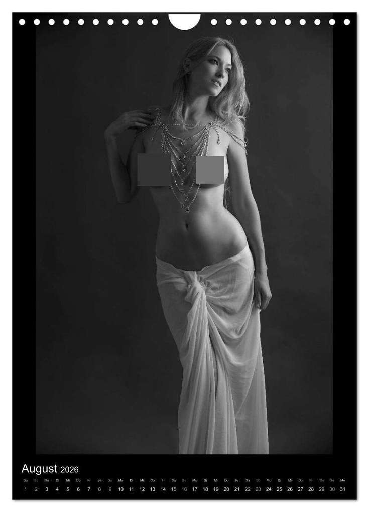 Weitere Ansicht: Adorned Nudes - Schmuck und Akt (Wandkalender 2026 DIN A4 hoch), CALVENDO Monatskalender | Gestiefeltekatze Gestiefeltekatze, Calvendo, Gestiefeltekatze