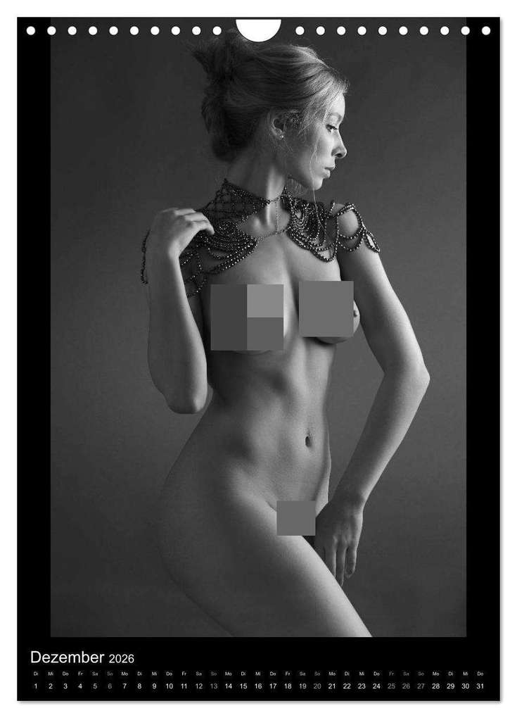 Weitere Ansicht: Adorned Nudes - Schmuck und Akt (Wandkalender 2026 DIN A4 hoch), CALVENDO Monatskalender | Gestiefeltekatze Gestiefeltekatze, Calvendo, Gestiefeltekatze
