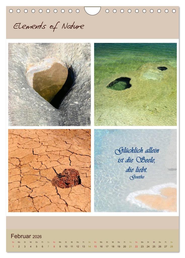 Weitere Ansicht: Elements of Nature (Wandkalender 2026 DIN A4 hoch), CALVENDO Monatskalender | CrystalLights by Sylvia Seibl, Calvendo, Sylvia Seibl