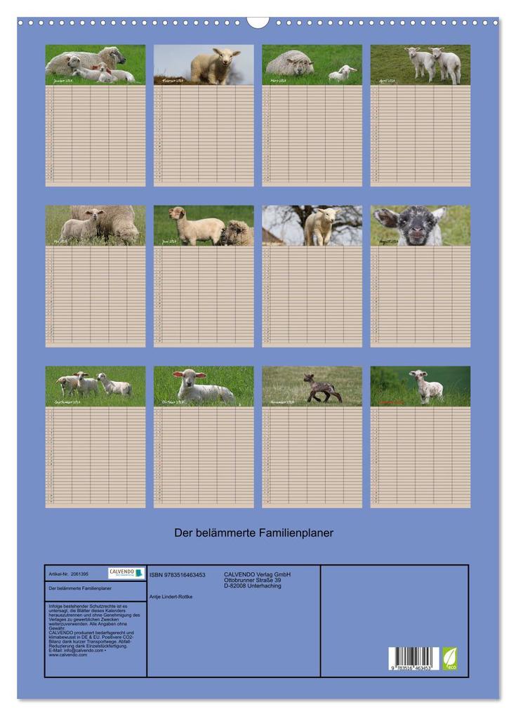 Weitere Ansicht: Der belämmerte Familienplaner (Wandkalender 2026 DIN A2 hoch), CALVENDO Monatskalender | Antje Lindert-Rottke, Calvendo