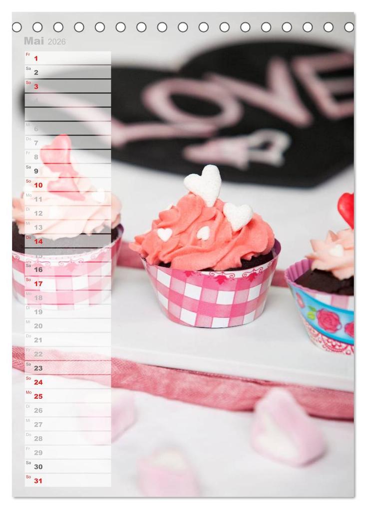 Weitere Ansicht: Süße Versuchungen / Geburtstagskalender (Tischkalender 2026 DIN A5 hoch), CALVENDO Monatskalender | PapadoXX-Fotografie PapadoXX-Fotografie, Calvendo, PapadoXX-Fotografie