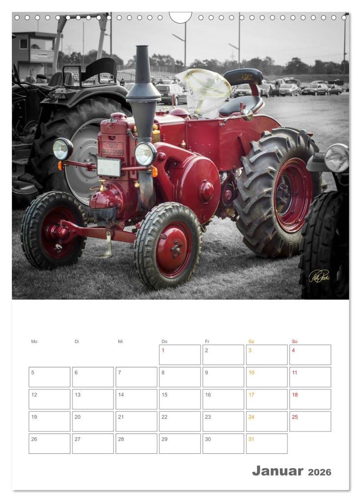 Weitere Ansicht: Oldtimer - Trecker Liebe (Wandkalender 2026 DIN A3 hoch), CALVENDO Monatskalender | Peter Roder, Calvendo