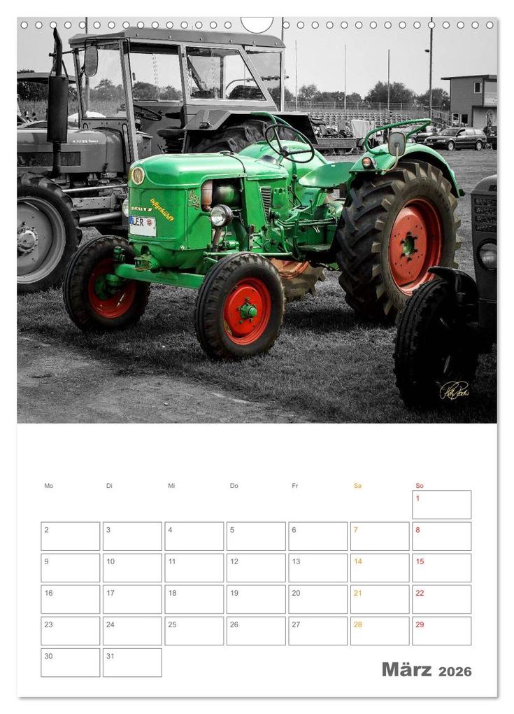 Weitere Ansicht: Oldtimer - Trecker Liebe (Wandkalender 2026 DIN A3 hoch), CALVENDO Monatskalender | Peter Roder, Calvendo
