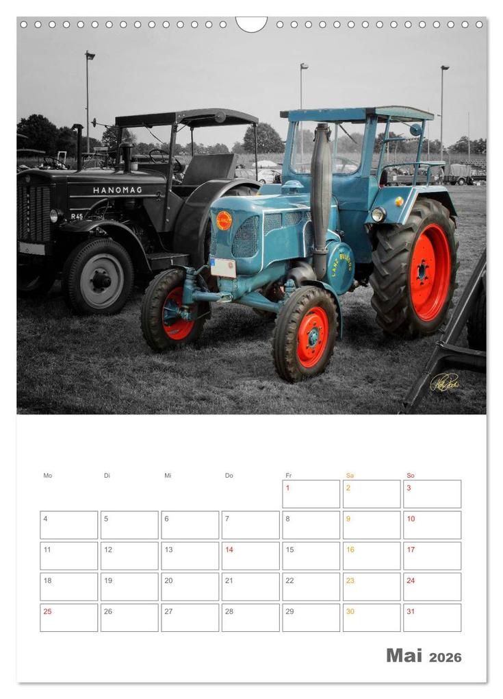 Weitere Ansicht: Oldtimer - Trecker Liebe (Wandkalender 2026 DIN A3 hoch), CALVENDO Monatskalender | Peter Roder, Calvendo