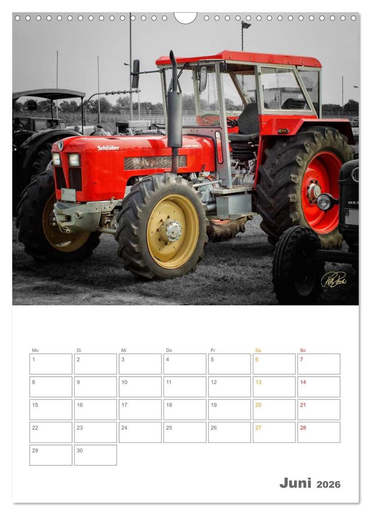 Weitere Ansicht: Oldtimer - Trecker Liebe (Wandkalender 2026 DIN A3 hoch), CALVENDO Monatskalender | Peter Roder, Calvendo