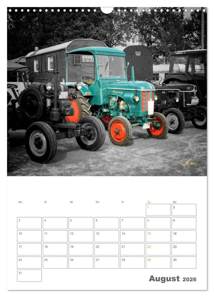 Weitere Ansicht: Oldtimer - Trecker Liebe (Wandkalender 2026 DIN A3 hoch), CALVENDO Monatskalender | Peter Roder, Calvendo