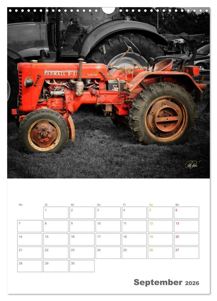 Weitere Ansicht: Oldtimer - Trecker Liebe (Wandkalender 2026 DIN A3 hoch), CALVENDO Monatskalender | Peter Roder, Calvendo