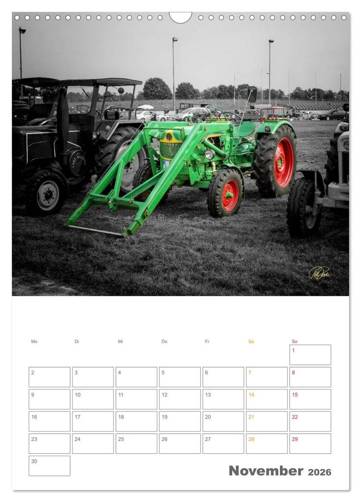 Weitere Ansicht: Oldtimer - Trecker Liebe (Wandkalender 2026 DIN A3 hoch), CALVENDO Monatskalender | Peter Roder, Calvendo