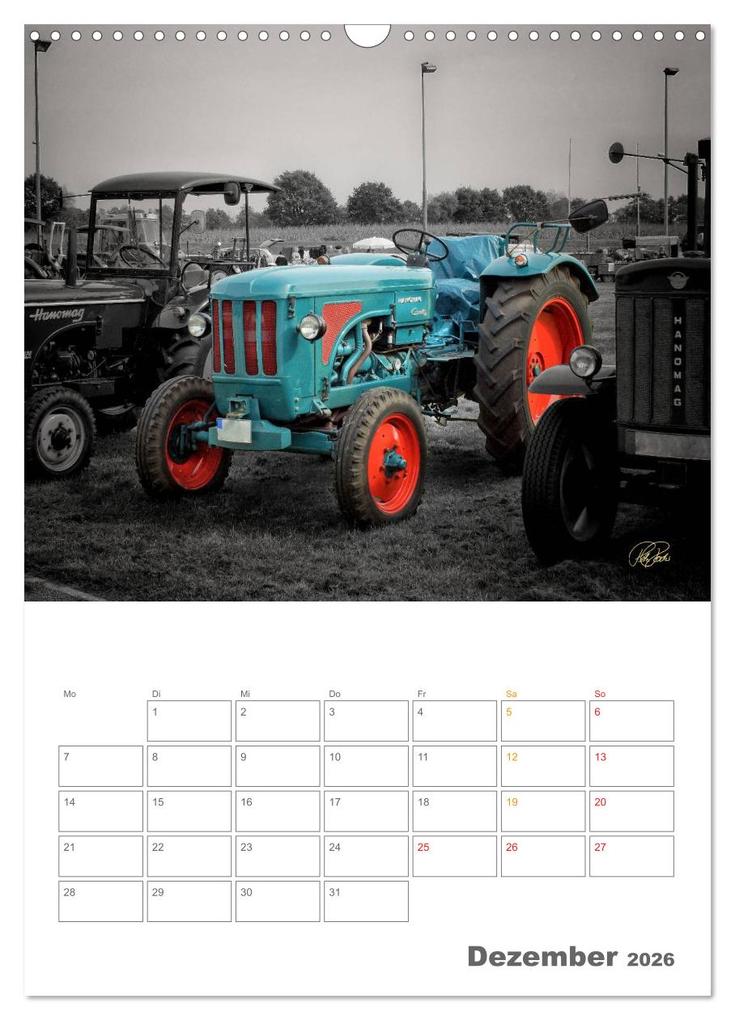 Weitere Ansicht: Oldtimer - Trecker Liebe (Wandkalender 2026 DIN A3 hoch), CALVENDO Monatskalender | Peter Roder, Calvendo