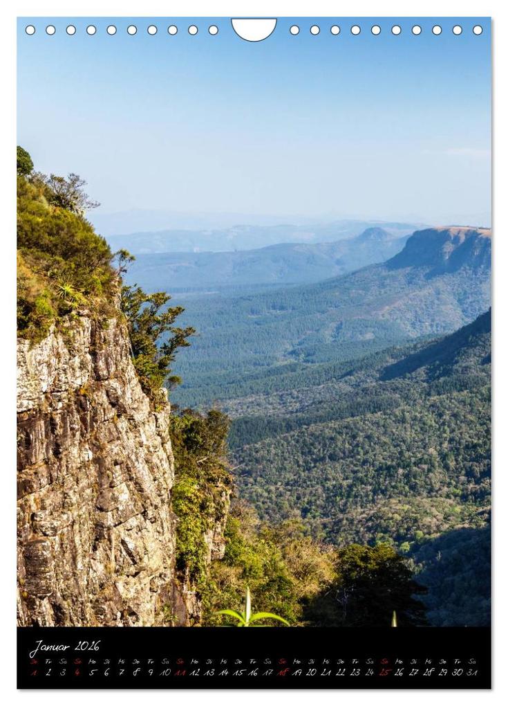 Weitere Ansicht: Südafrika - Sehenswerte Panorama Route (Wandkalender 2026 DIN A4 hoch), CALVENDO Monatskalender | Thomas Klinder, Calvendo