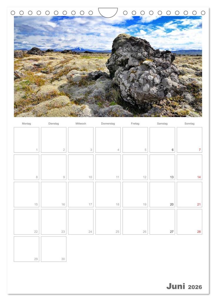 Weitere Ansicht: Faszination Island - Landschaftskalender mit Tagesplaner 2026 / Planer (Wandkalender 2026 DIN A4 hoch), CALVENDO Monatskalender | Dirk Vonten, Calvendo