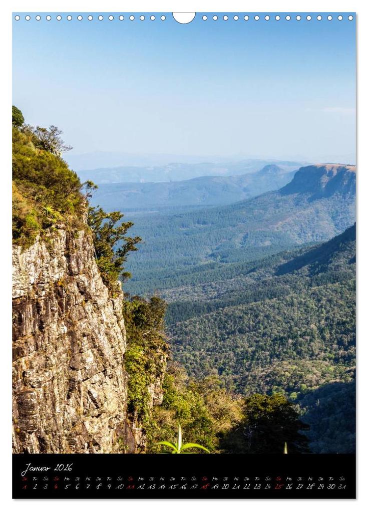 Weitere Ansicht: Südafrika - Sehenswerte Panorama Route (Wandkalender 2026 DIN A3 hoch), CALVENDO Monatskalender | Thomas Klinder, Calvendo