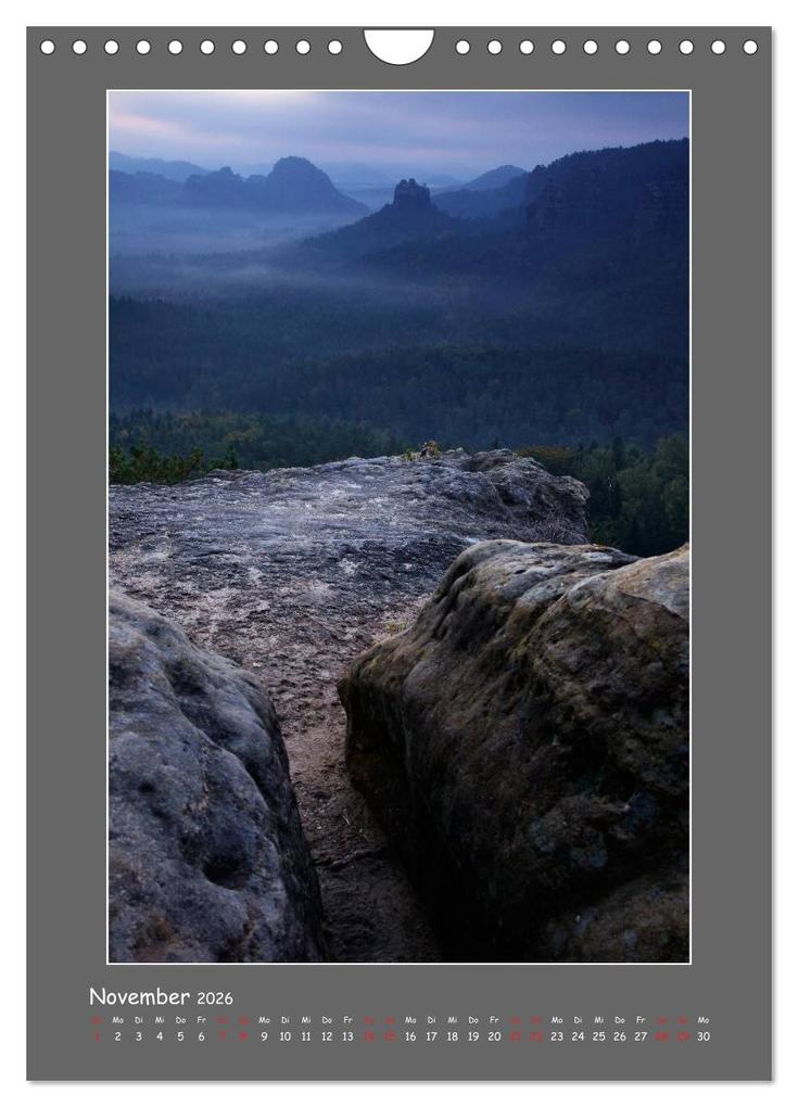 Weitere Ansicht: Meine schöne Sächsische Schweiz (Wandkalender 2026 DIN A4 hoch), CALVENDO Monatskalender | Dirk Ehrentraut, Calvendo