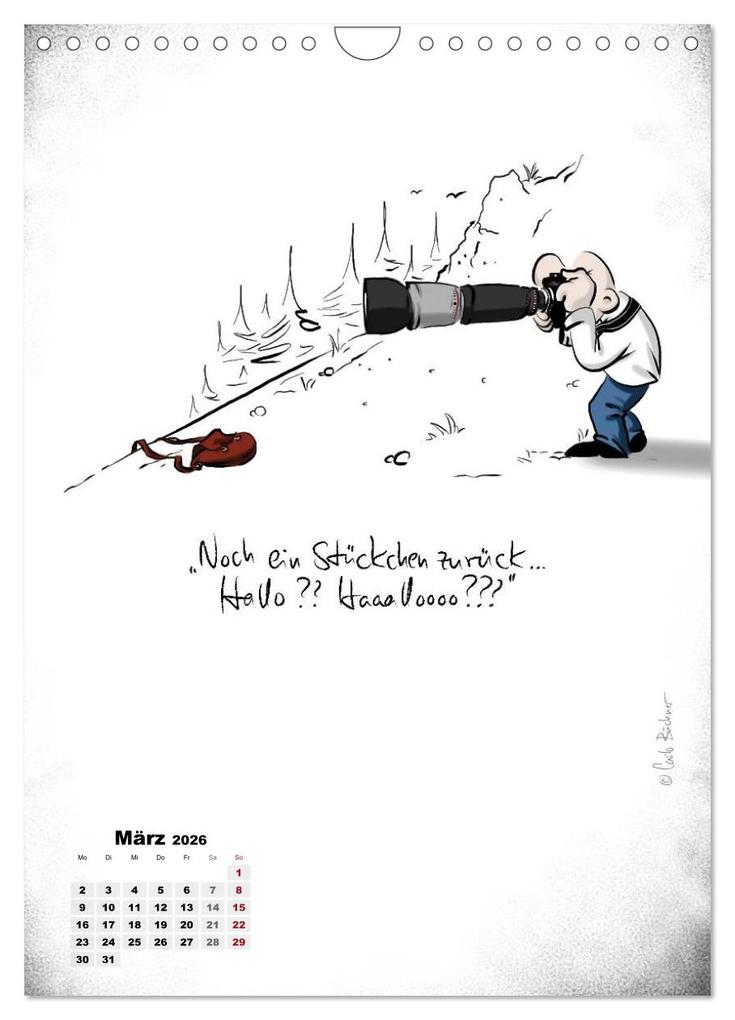 Weitere Ansicht: NEUES JAHR, NEUER SPASS... (Wandkalender 2026 DIN A4 hoch), CALVENDO Monatskalender | Carlo Büchner, Calvendo