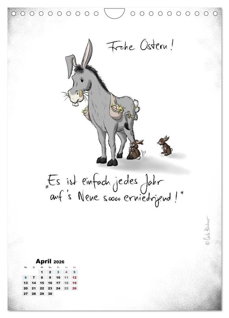 Weitere Ansicht: NEUES JAHR, NEUER SPASS... (Wandkalender 2026 DIN A4 hoch), CALVENDO Monatskalender | Carlo Büchner, Calvendo