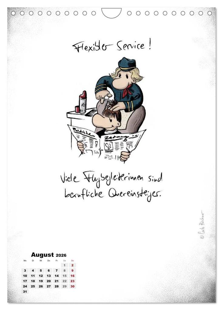 Weitere Ansicht: NEUES JAHR, NEUER SPASS... (Wandkalender 2026 DIN A4 hoch), CALVENDO Monatskalender | Carlo Büchner, Calvendo