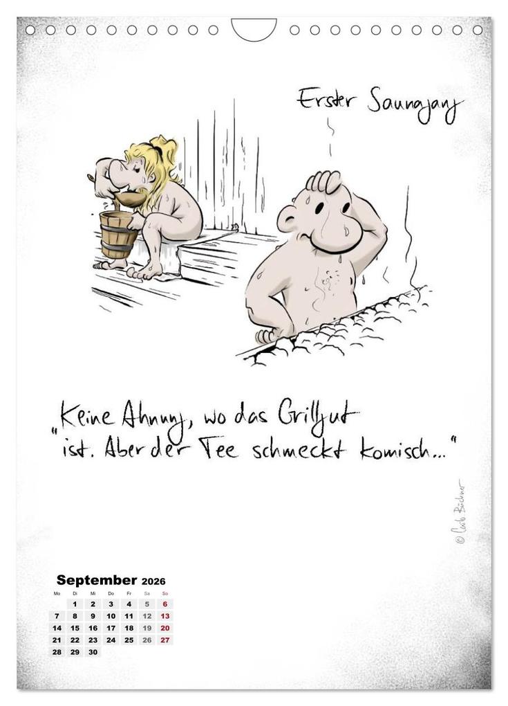 Weitere Ansicht: NEUES JAHR, NEUER SPASS... (Wandkalender 2026 DIN A4 hoch), CALVENDO Monatskalender | Carlo Büchner, Calvendo