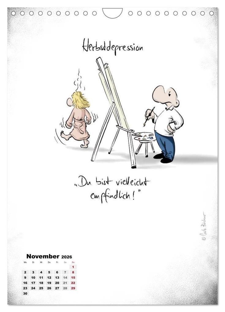 Weitere Ansicht: NEUES JAHR, NEUER SPASS... (Wandkalender 2026 DIN A4 hoch), CALVENDO Monatskalender | Carlo Büchner, Calvendo