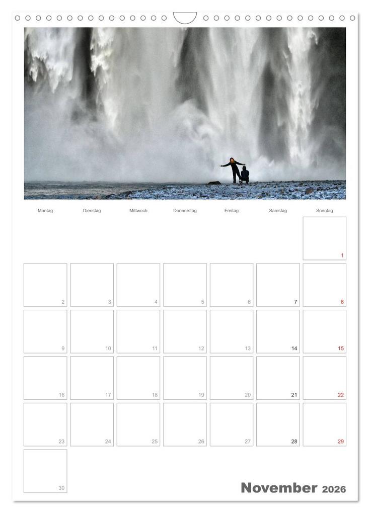 Weitere Ansicht: Faszination Island - Landschaftskalender mit Tagesplaner 2026 / Planer (Wandkalender 2026 DIN A3 hoch), CALVENDO Monatskalender | Dirk Vonten, Calvendo