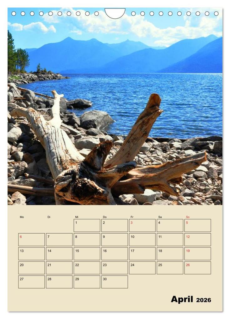 Weitere Ansicht: Kanadas große Seen / Planer (Wandkalender 2026 DIN A4 hoch), CALVENDO Monatskalender | Roman Goldinger, Calvendo