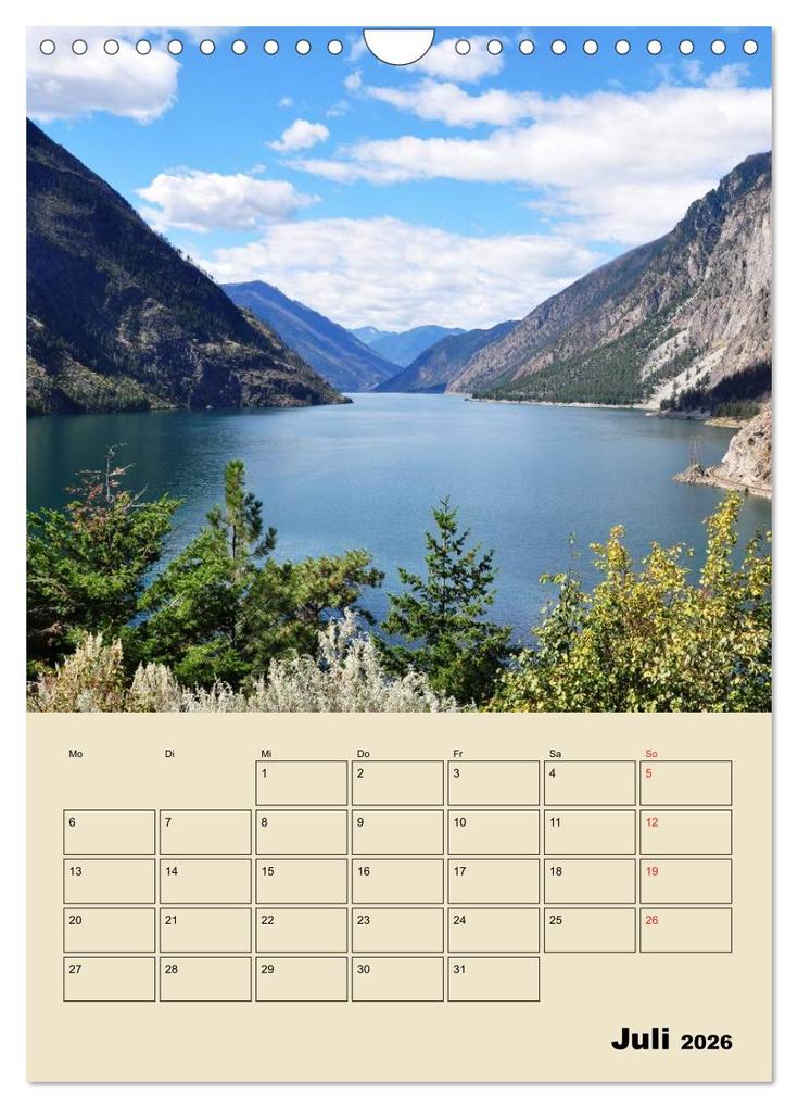 Weitere Ansicht: Kanadas große Seen / Planer (Wandkalender 2026 DIN A4 hoch), CALVENDO Monatskalender | Roman Goldinger, Calvendo