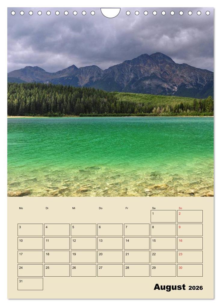 Weitere Ansicht: Kanadas große Seen / Planer (Wandkalender 2026 DIN A4 hoch), CALVENDO Monatskalender | Roman Goldinger, Calvendo