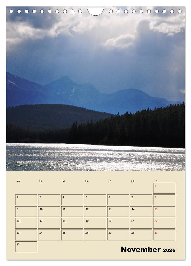 Weitere Ansicht: Kanadas große Seen / Planer (Wandkalender 2026 DIN A4 hoch), CALVENDO Monatskalender | Roman Goldinger, Calvendo