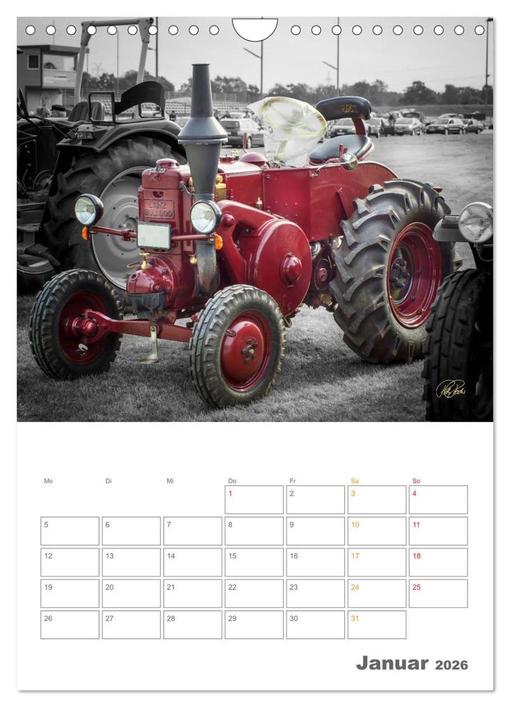 Weitere Ansicht: Oldtimer - Trecker Liebe (Wandkalender 2026 DIN A4 hoch), CALVENDO Monatskalender | Peter Roder, Calvendo