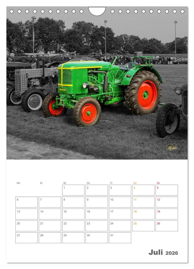 Weitere Ansicht: Oldtimer - Trecker Liebe (Wandkalender 2026 DIN A4 hoch), CALVENDO Monatskalender | Peter Roder, Calvendo