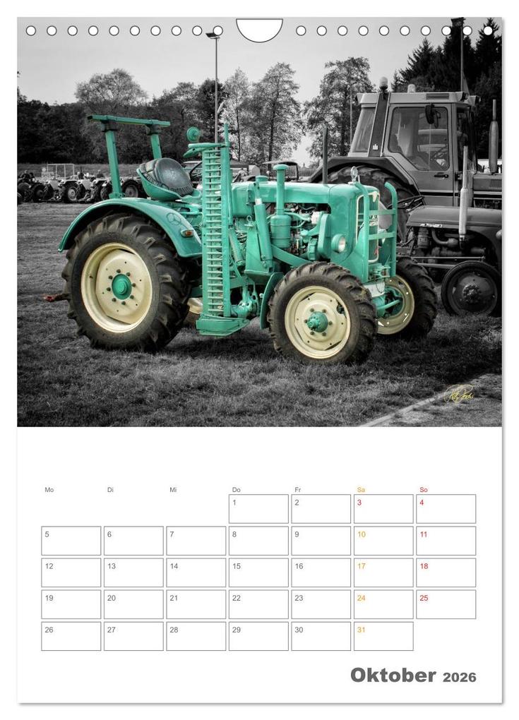 Weitere Ansicht: Oldtimer - Trecker Liebe (Wandkalender 2026 DIN A4 hoch), CALVENDO Monatskalender | Peter Roder, Calvendo