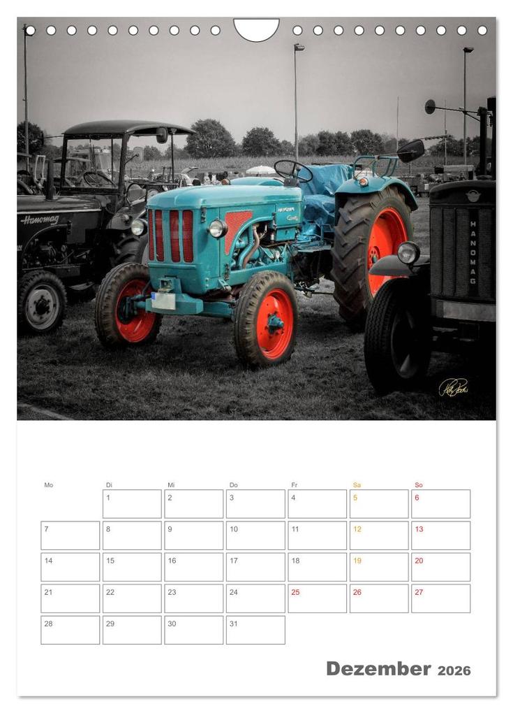 Weitere Ansicht: Oldtimer - Trecker Liebe (Wandkalender 2026 DIN A4 hoch), CALVENDO Monatskalender | Peter Roder, Calvendo
