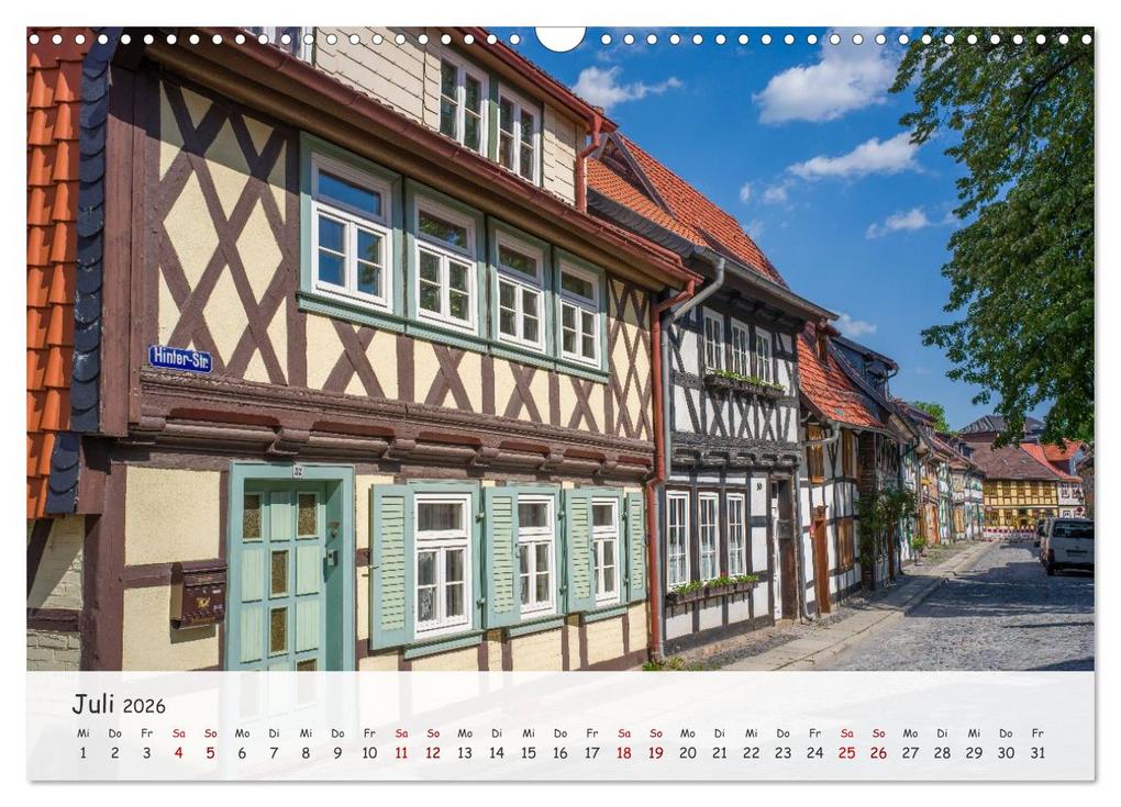 Weitere Ansicht: Wernigerode - Historische Fachwerkstadt am Harz (Wandkalender 2026 DIN A3 quer), CALVENDO Monatskalender | Thomas Bugdoll, Calvendo