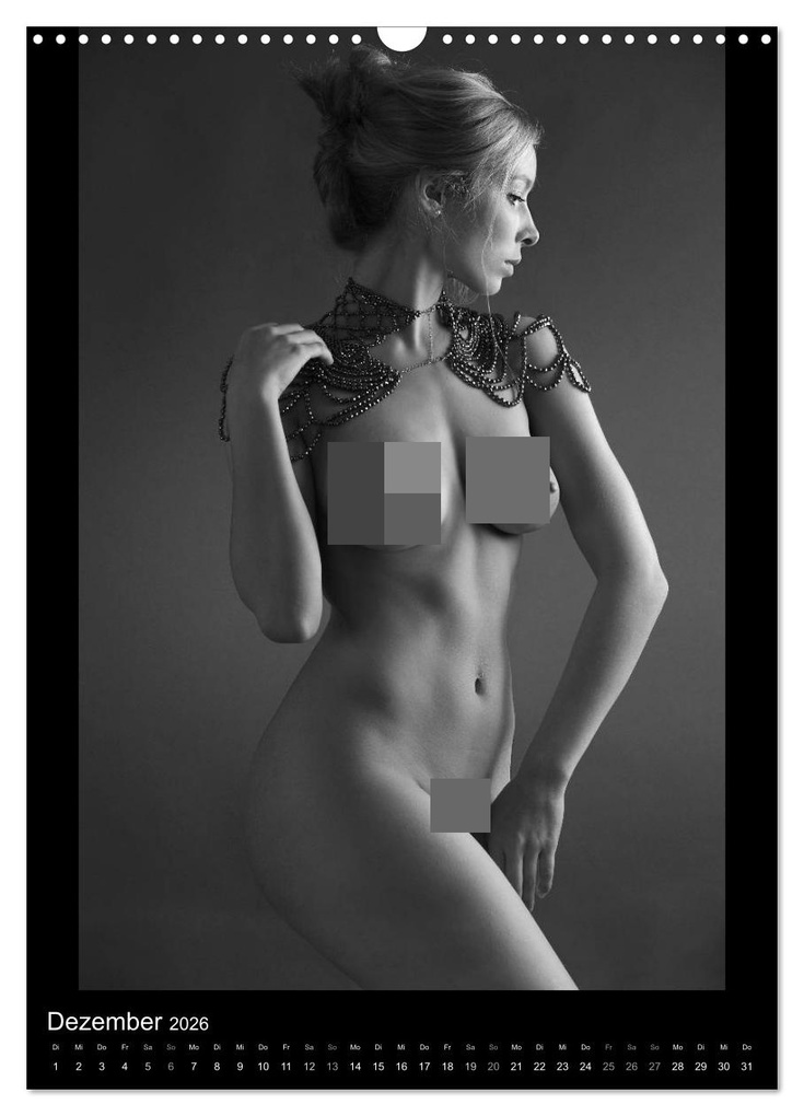 Weitere Ansicht: Adorned Nudes - Schmuck und Akt (Wandkalender 2026 DIN A3 hoch), CALVENDO Monatskalender | Gestiefeltekatze Gestiefeltekatze, Calvendo, Gestiefeltekatze