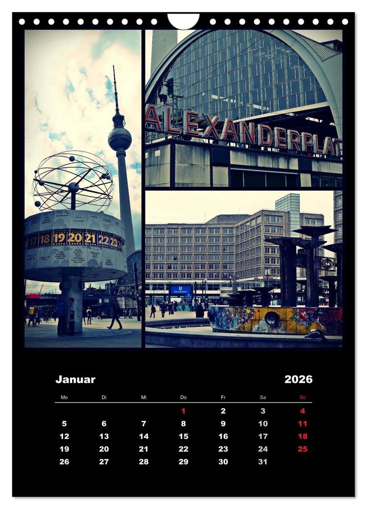 Weitere Ansicht: BERLIN / vertikal (Wandkalender 2026 DIN A4 hoch), CALVENDO Monatskalender | Stephanie Büttner, Calvendo