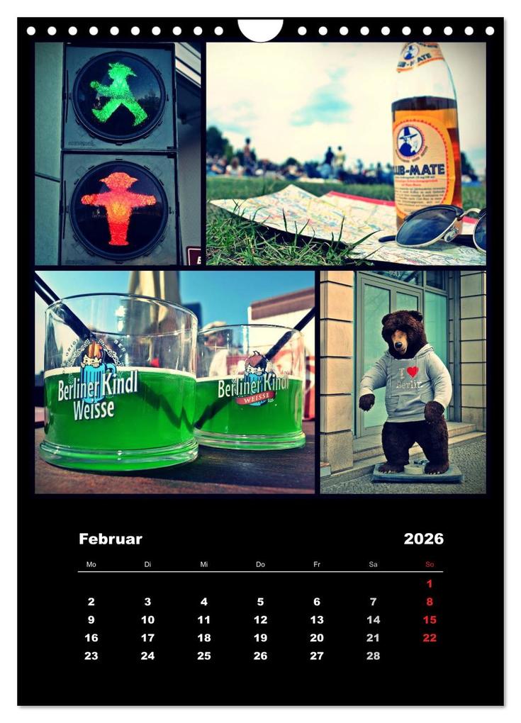 Weitere Ansicht: BERLIN / vertikal (Wandkalender 2026 DIN A4 hoch), CALVENDO Monatskalender | Stephanie Büttner, Calvendo
