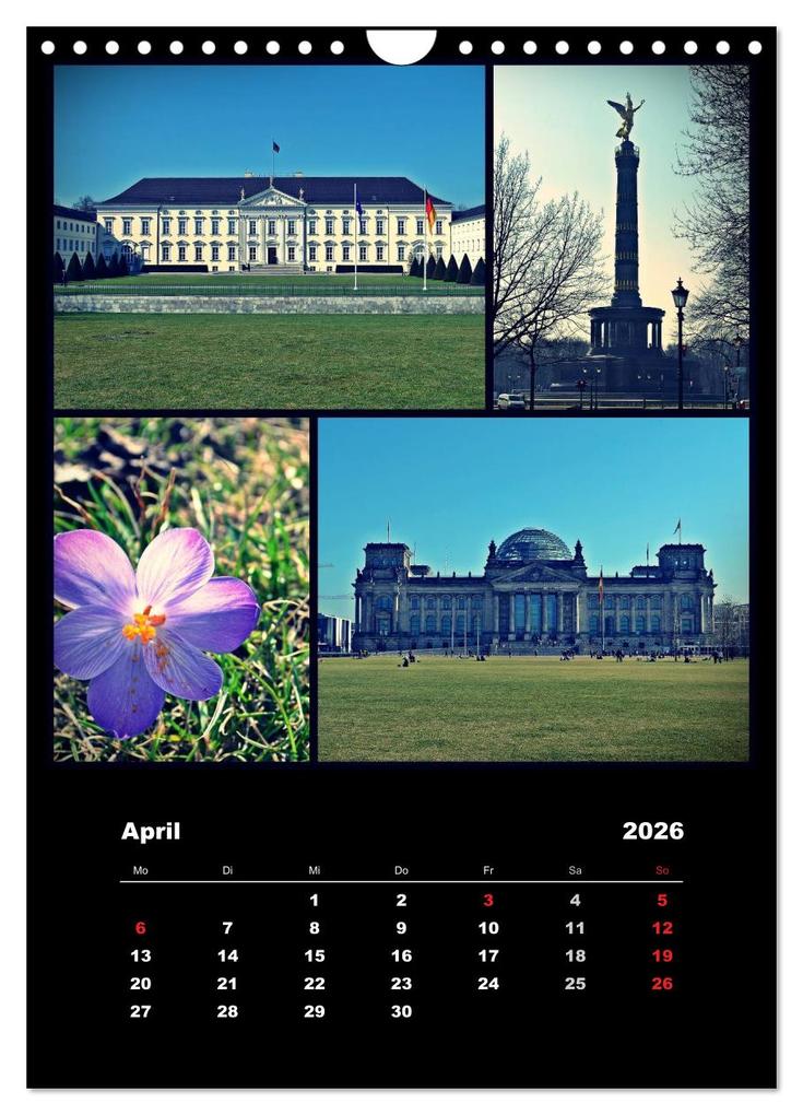 Weitere Ansicht: BERLIN / vertikal (Wandkalender 2026 DIN A4 hoch), CALVENDO Monatskalender | Stephanie Büttner, Calvendo