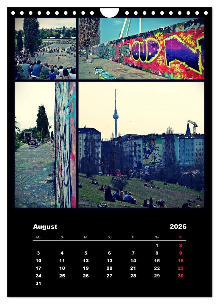 Weitere Ansicht: BERLIN / vertikal (Wandkalender 2026 DIN A4 hoch), CALVENDO Monatskalender | Stephanie Büttner, Calvendo