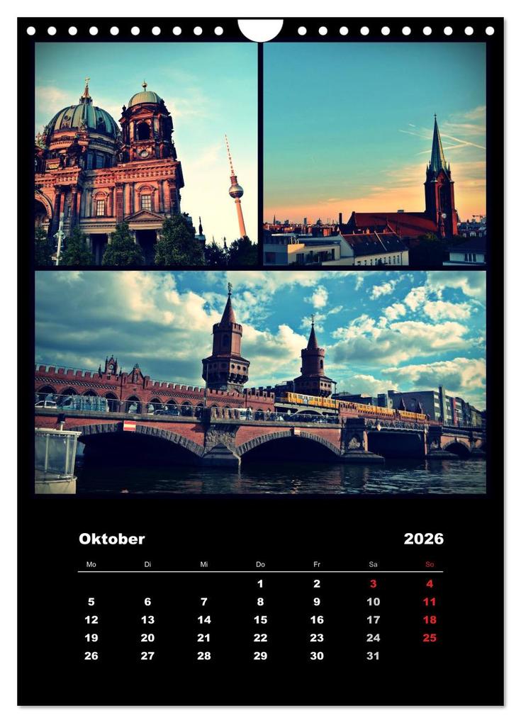 Weitere Ansicht: BERLIN / vertikal (Wandkalender 2026 DIN A4 hoch), CALVENDO Monatskalender | Stephanie Büttner, Calvendo